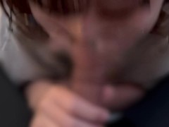 玉舐めと玉弄りながらごっくんフェラするメガネの女の子♡ - Screenshot 15 of 16 - Gokkun