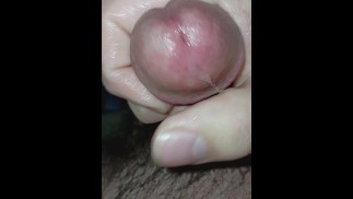 Ma grosse bite en tête champignon est pleine de Cream