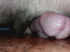Grandpa Dirties Wife's Clean Floor With His Thick Cum