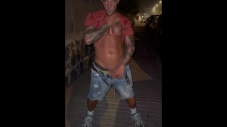Public Urination In The Street Following The Orgie Party