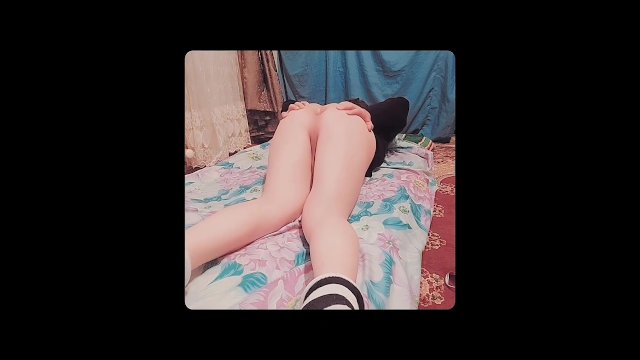 Nylon Shemale Mini Jeans Dress Sexy Legs Lady Boy Big Butt Big Ass Sissy Crossdresser