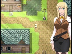 【底辺ギルドの受付嬢は×××を使って頑張ります! 実況(体験版)】金髪爆乳受付嬢がエロいことしてくれる2DアニメーションRPGエロゲー。 6/16