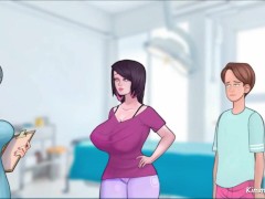 SexNote - Slutty Nurse gave him a Handjob infront of his stepmom