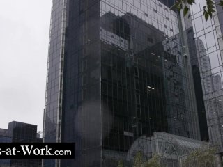 A busty colleague open for anal sex screenshot number 0