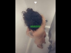 pov SHOWER SCENE SOLO FEMALE TUB BATHROOM
