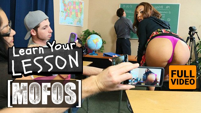 MOFOS - Sophia Ashton Flashes Her Ass In Class For All To See, Then Gets Pounded By Her Teacher