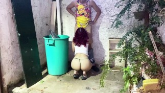 Fucking my neighbor's whore who is always wearing very short clothes so you can see her big ass