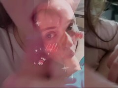 Beautiful Brunette Big Titty Cumshot Compilation