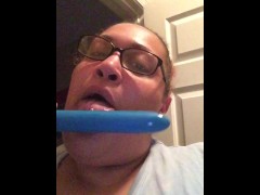 Bbw deep throat