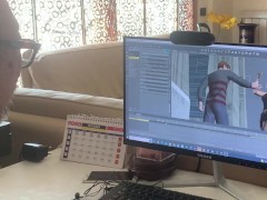 Heva grows - Screenshot 16 of 16 - Giantess Growth