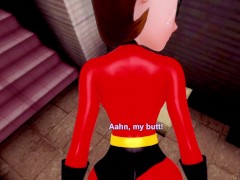 3D/Anime/Hentai, The Incredibles: Mrs.Incredible Fucked On The Job!