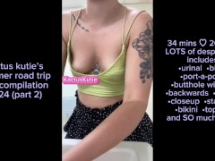 summer road trip pee compilation (part 2)