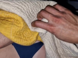 My Stepbrother comes to see me in my Room and we end up having Sex on a Spoon with the Door Closed