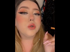 Smoking after I did my makeup.