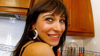 Gabrielle Neva a slut with a smooth and tattooed vagina enjoys having a cock inside her pussy