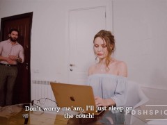 Горячая начальница Alexa Poshspicy сменяет гнев на милость и просит трахнуть ее мокрую дырку - Screenshot 2 of 16 - Boss Fucks Secretary