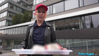 FAKEHUB - Sexy Nini Help Martin Clean Up The Spilled Coffee But End Up Deep Throating His Huge Cock