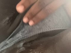 Grey panties full of cum | soft moaning