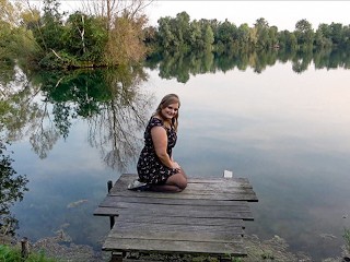 Spontaneous Outdoor Quickie at the Lake! WAS I RECOGNIZED?