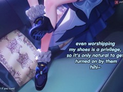 Quickshot challenge with Furina | Erotic Fontaine quest Part 1(femdom, quickshot, feet, socks)