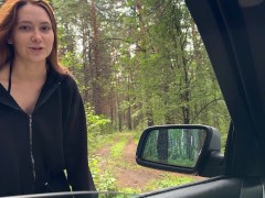 Помог рыжей спортсменке в лесу - Screenshot 1 of 16 - Forest Sex
