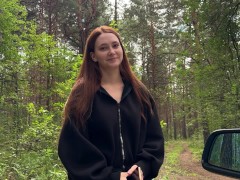 Помог рыжей спортсменке в лесу - Screenshot 3 of 16 - Red Hair