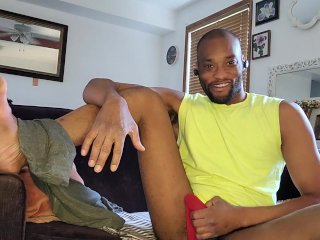 Kennie Jai jerks off in a jock and shows feet to you!