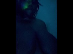 Getting ready for the night show 😈