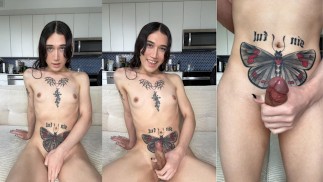 Trans Girl Jerk Off Together Roleplay JOI with CUMSHOT (solo)