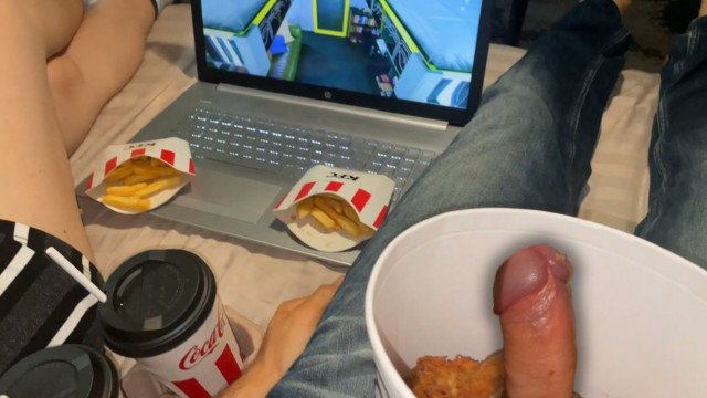 KFC bucket with a surprise inside. Stepsister liked it.