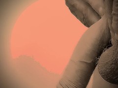 Jurking off with my Big Dick I can't waiting for my partner to put in her Honey hole