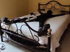 Self bondage, orgasm denied - Screenshot 10 of 16 - Bondage Hood