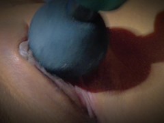 Asian Vixen Chrysalis: Explosive ASMR Orgasms with an Intense Massage Gun Session