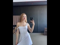 mini dress teasing goddess