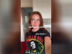18yo babe.'s PORN DEBUT. The petite teen girl loves BIG COCKS!