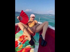 Nude Transparent Worship JOI on a Boat in Lago di Garda