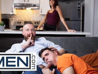 MEN - Maverick Sun can't get enough of Daddy Cakes' Dick as he Gets Fucked in Doggy & Missionary