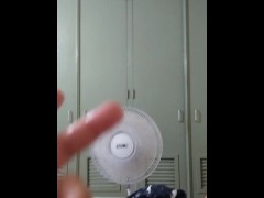 Me playing again with myself just arrived from work using q tips and creme 3/16