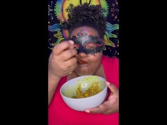 Caribbean Curry Chicken Mukbang | Riley de Leon