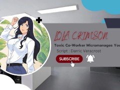 Lola Crimson ASMR - Toxic Coworker Micromanages You At Work After Hours