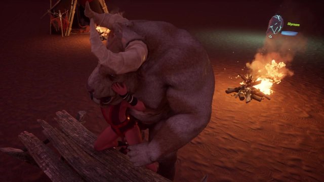 Huge Albino Bull fucks Elf HARD for hours // Wild Life