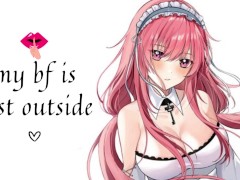 Flirty girl treats her good boy in a public restroom [asmr roleplay] [F4M]