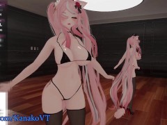 Catgirl gets Vibed and Fucked -- Simps & Chatters Tease this Spicy Catgirl till she CUMS
