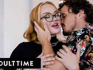 Screen Capture of Video Titled: ADULT TIME - Tatted Babe Emma Magnolia SQUIRTING EXPLOSION During Pussy Worshipping Session