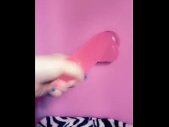 Sex toy handjob