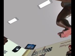 giant woman trampling dancing jazz pov view