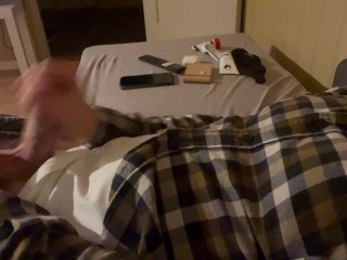As Usual Jerking off before go to Bed.
