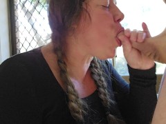 MY STEPSON PROMISED NOT TO CUM IN MY MOUTH HE LIED