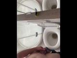 Taking a piss, in the Hotel bathroom in Barcelona - Luce Avery