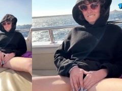 Yacht Escapades: How a Spontaneous Moment Led to Quick Public Sex with a Deliciously Creamy Finale